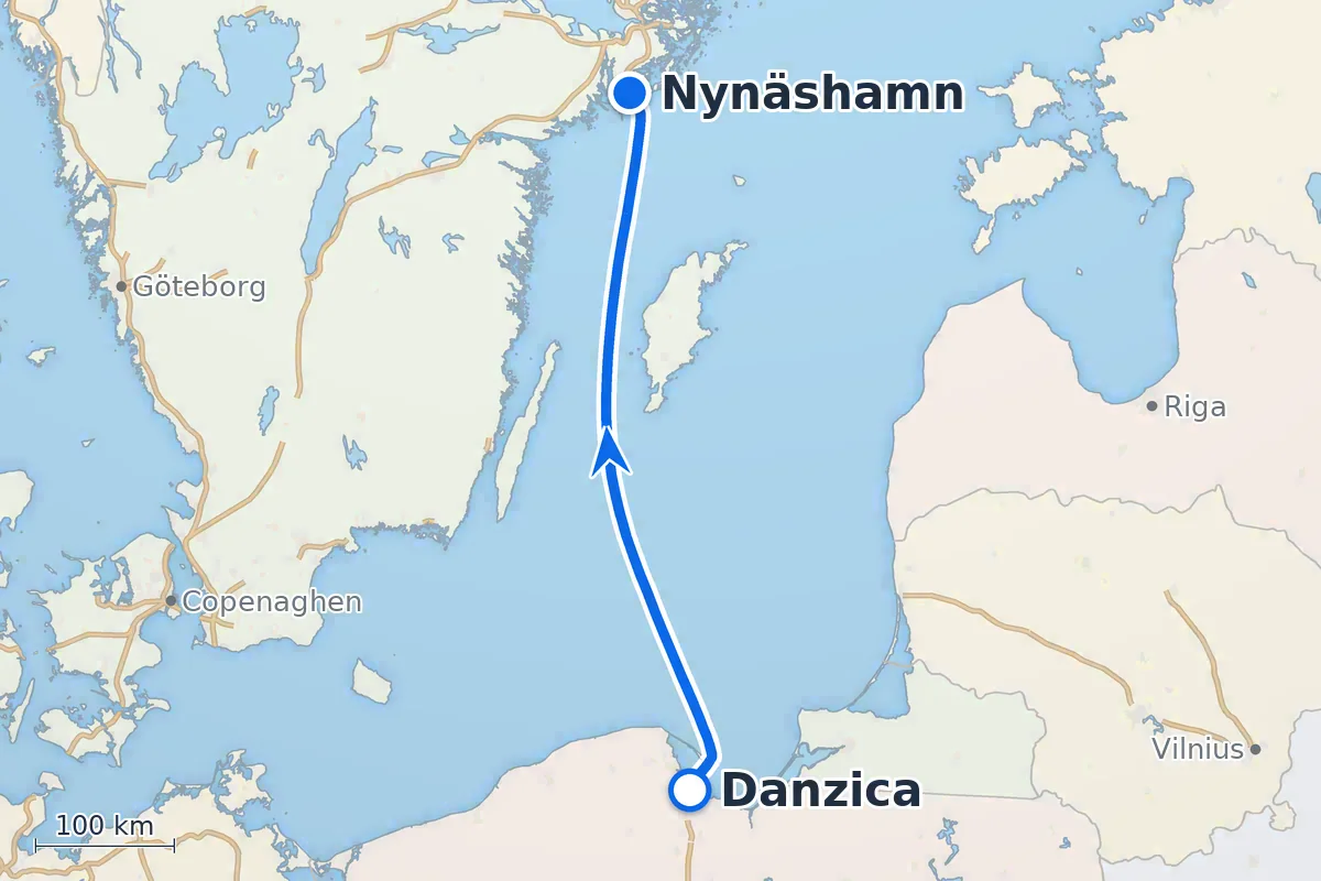 Danzica - Nynäshamn